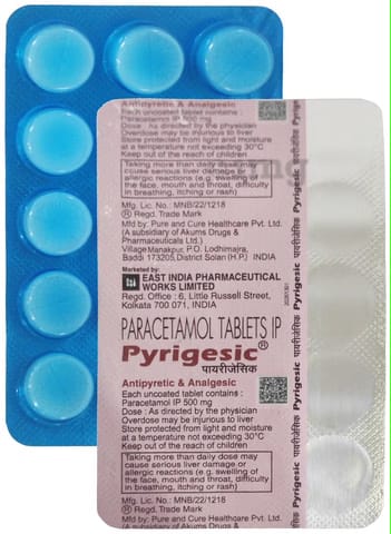 Pyrigesic 500 Tablet
