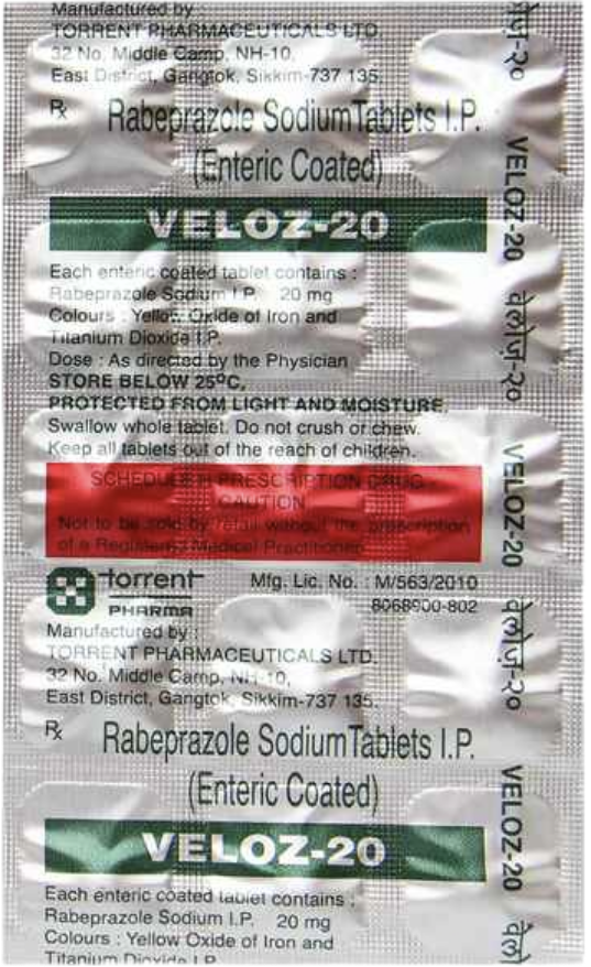 Veloz 20 Tablet