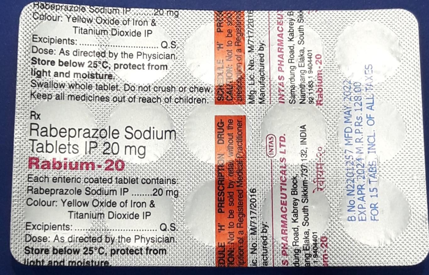 Rabium 20 Tablet