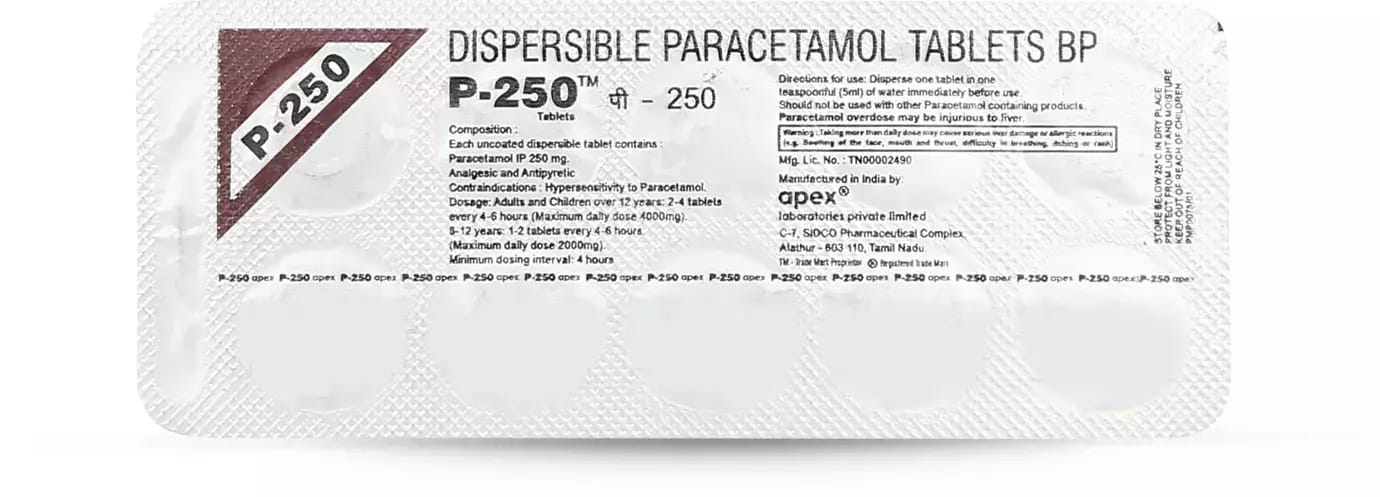 P 250 Tablet DT