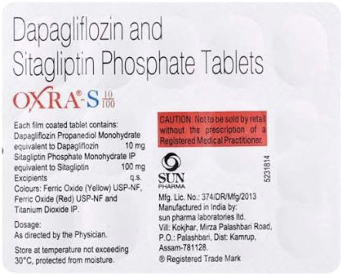 Oxra S 10mg/100mg Tablet