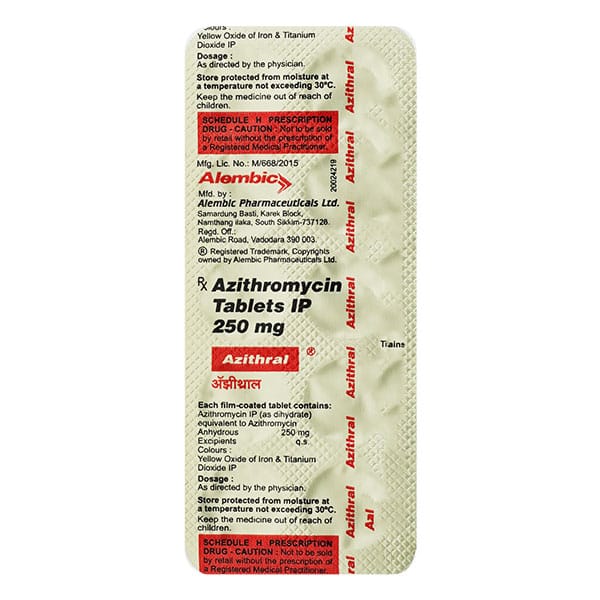 Azithral 250 Tablet